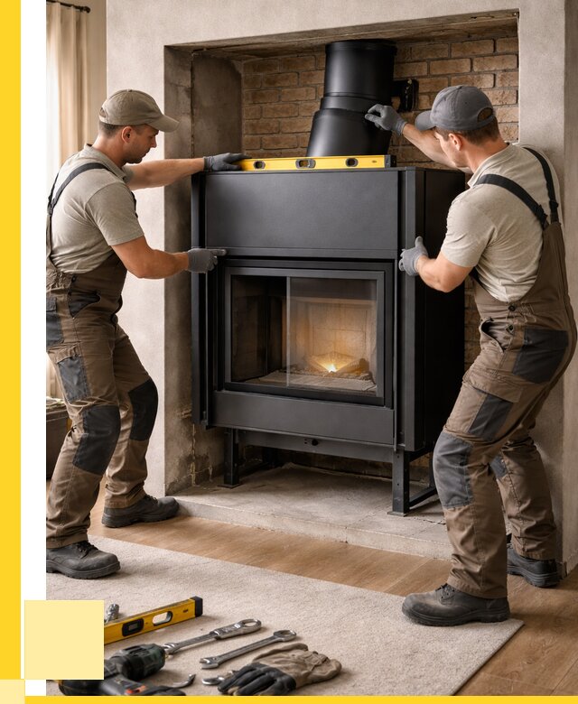 Установка каминных топок в Видном под ключ от 18630 р. | ЭриданВдн