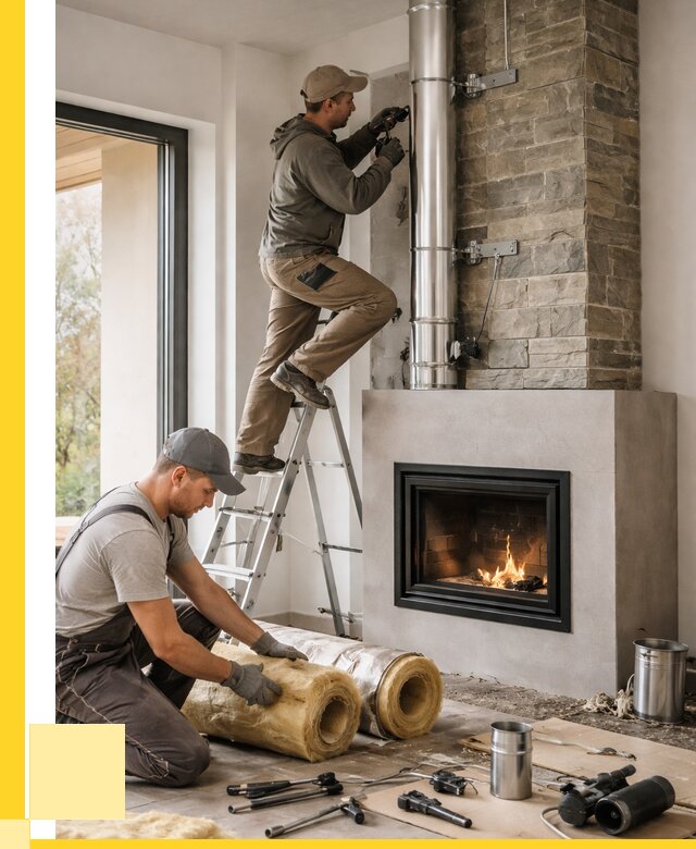 Монтаж дымоходов для каминов в Видном от 15525 р. ЭриданВдн