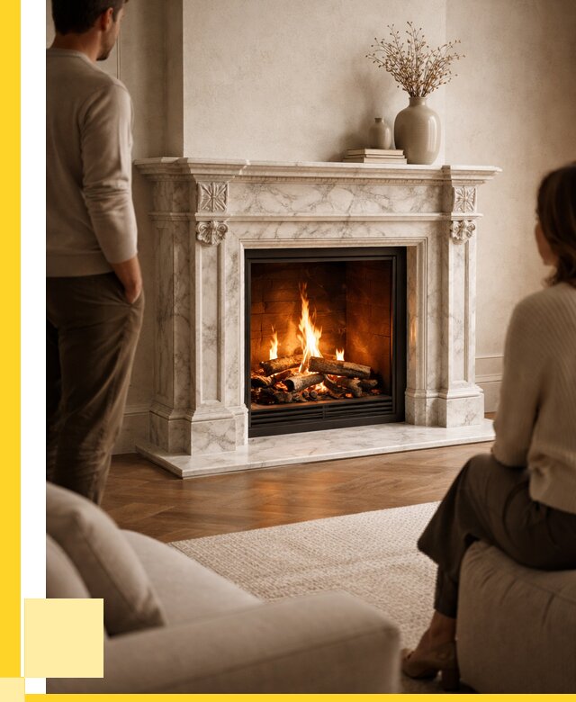 Мраморные камины под ключ в Видном от 258750 р. | ЭриданВдн