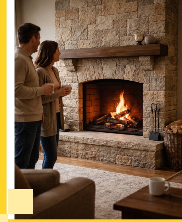 Каменные камины на заказ в Видном от 186300 р. | ЭриданВдн