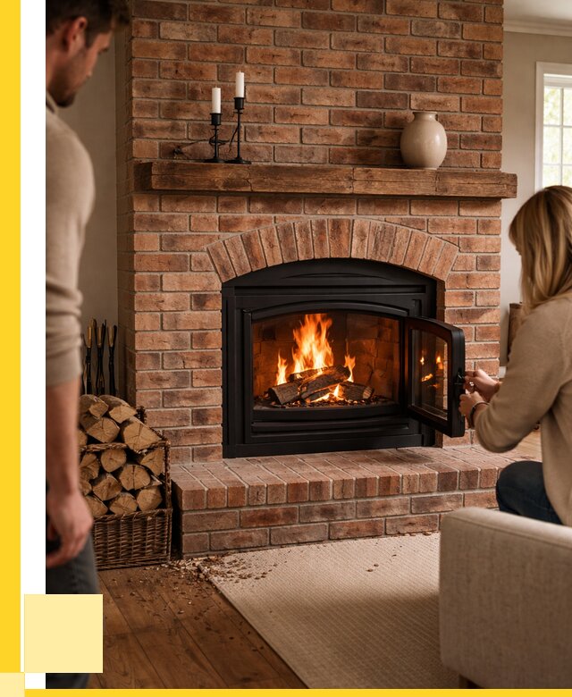 Кирпичные камины под ключ в Видном от 155250 р. | ЭриданВдн