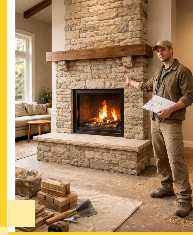 Камины под ключ в Видном от 186300 р. | ЭриданВдн — установка