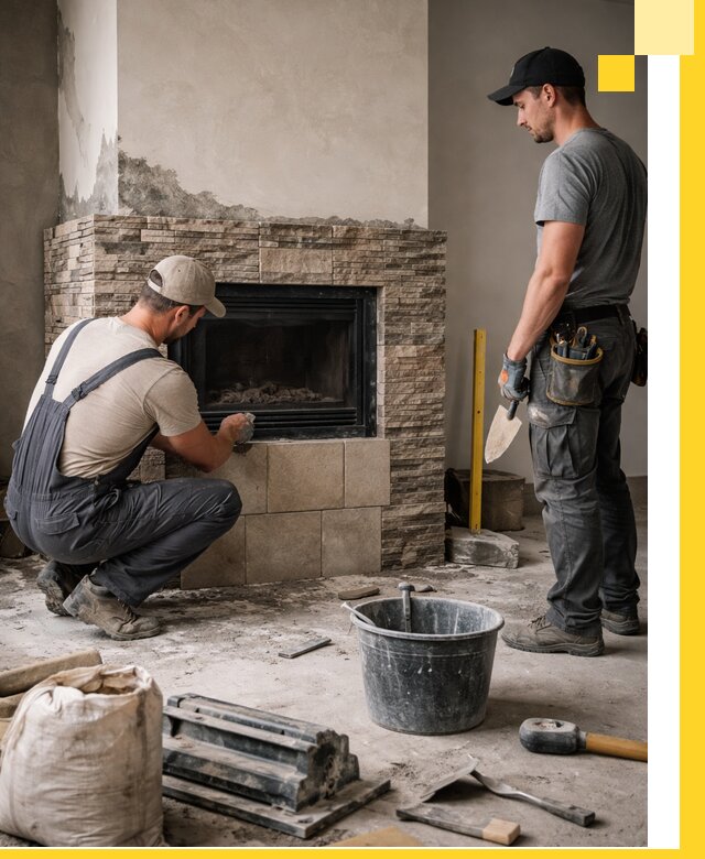 Камины под ключ в Видном: проект, изготовление и монтаж