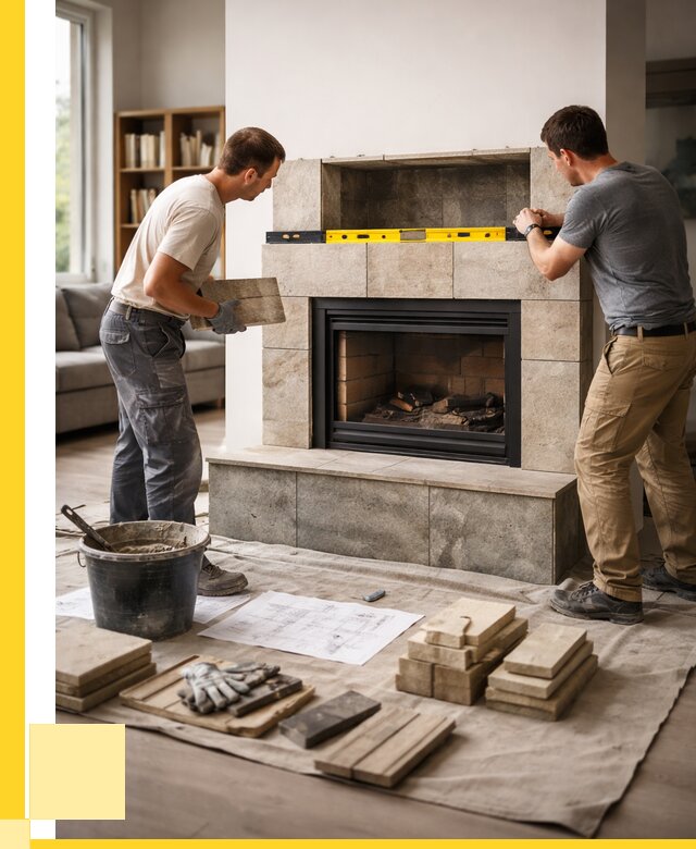 Монтаж каминов и установка в Видном от 46575 р. | ЭриданВдн