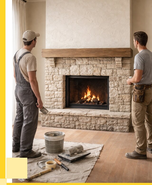 Отделка каминов в Видном от 6728 р. под ключ | ЭриданВдн