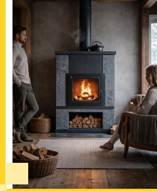 Каминопечи из кирпича в Видном под ключ от 124200 р., ЭриданВдн