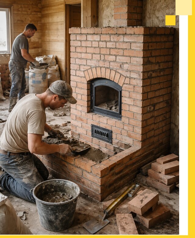 Профессиональное строительство печей в Видном под ключ