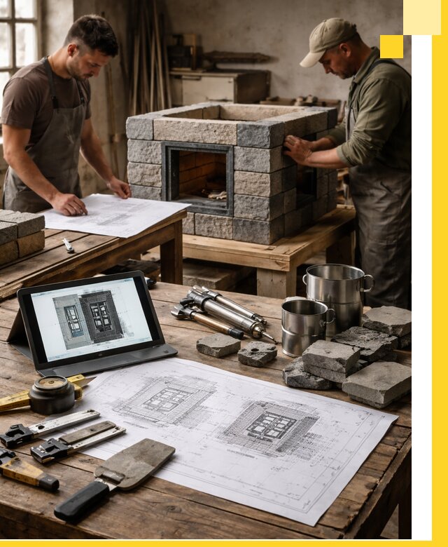 Разработка проектов печей с согласованием и монтажом в Видном