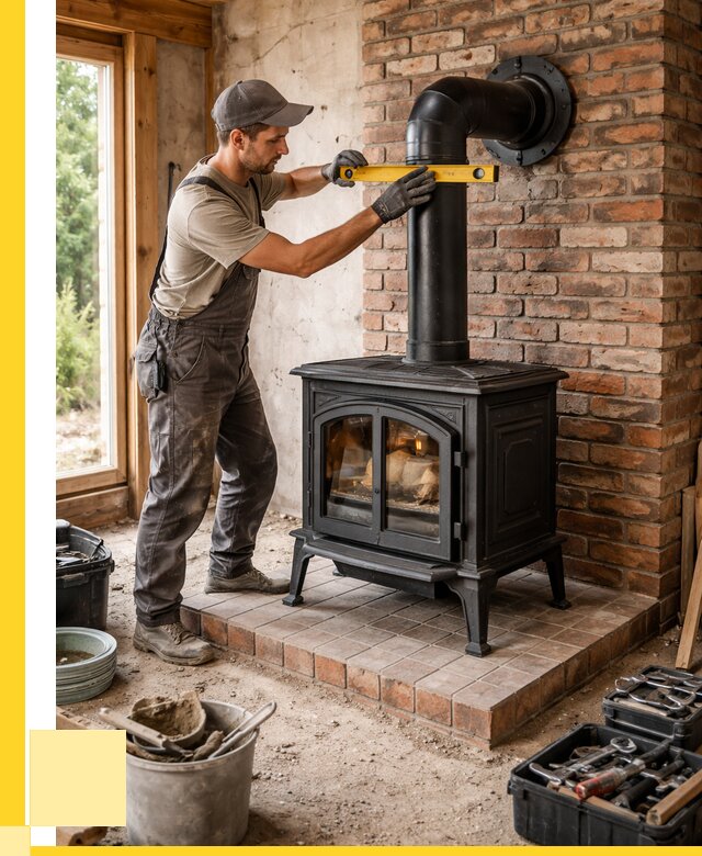 Монтаж печей установка банной печи в Видном от 15525 р. | ЭриданВдн