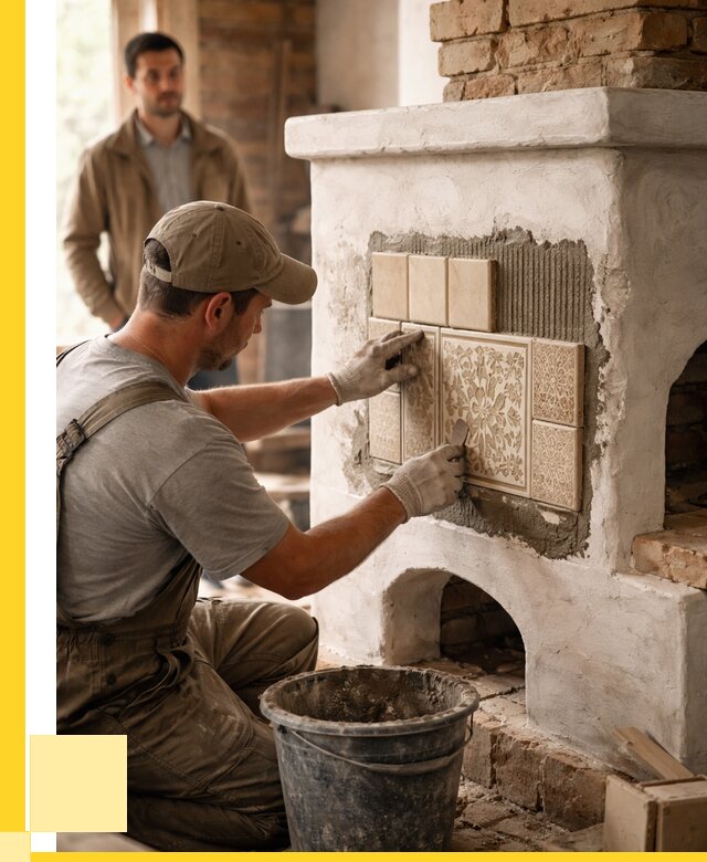 Отделка печей и банных печей в Видном от 36225 р. | ЭриданВдн