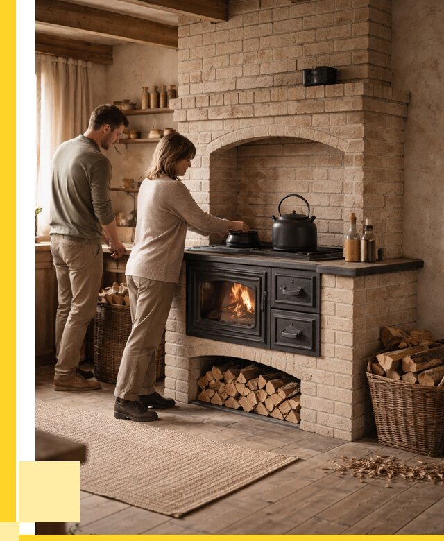 Печи с плитой в Видном от 46575 р. | ЭриданВдн — кирпичная печь