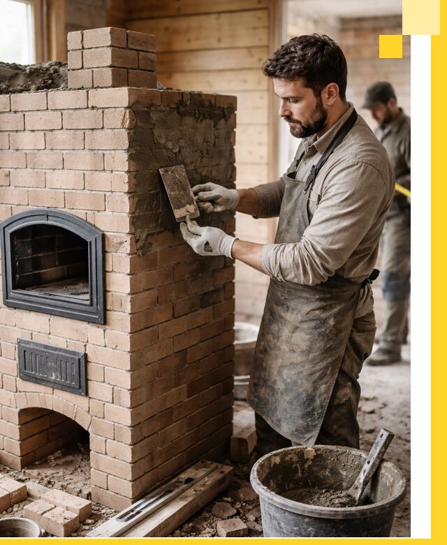 Изготовление и установка печей-шведок под ключ в Видном