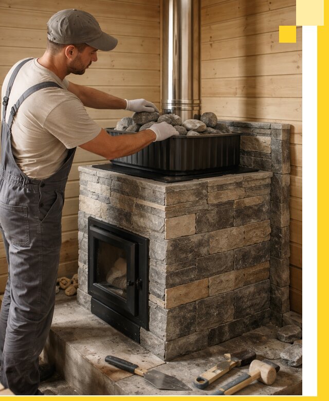 Печи для парной в Видном, производство, монтаж и обслуживание