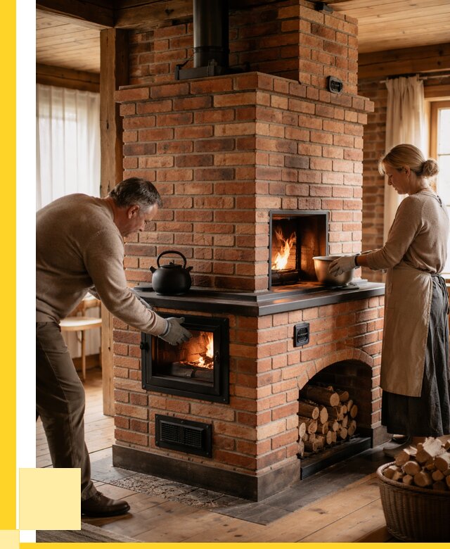 Печи для загородного дома под ключ в Видном от 82800 р. | ЭриданВдн