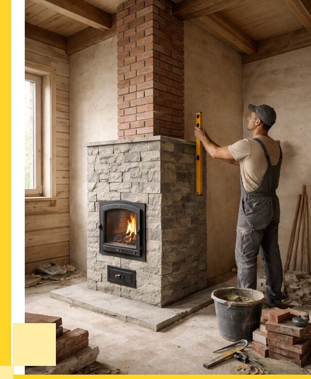 Печи и дымоходы под ключ в Видном от 46575 р., ЭриданВдн