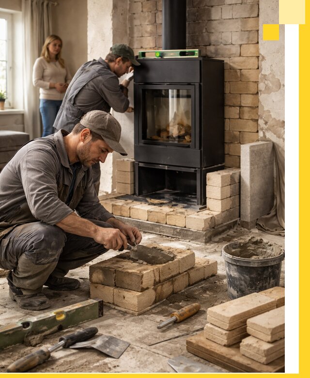 Печи и камины под ключ: проект, установка в Видном