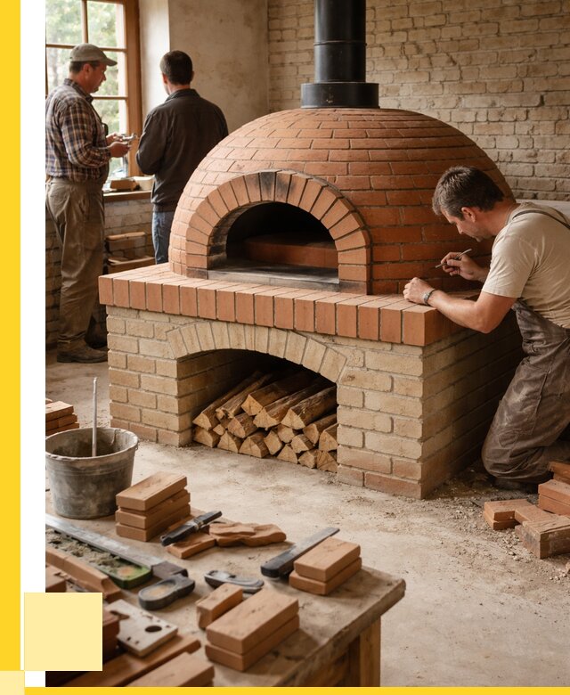 Помпейская печь дровяная для пиццы в Видном | ЭриданВдн от 207000 р.