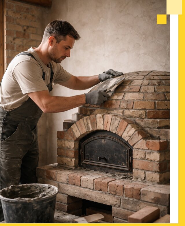 Изготовление и монтаж помпейских печей на заказ в Видном