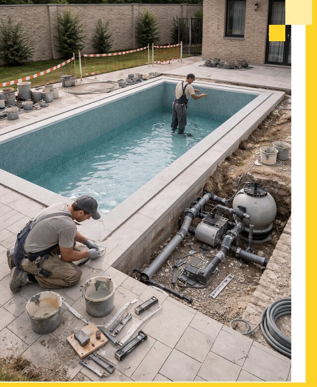 Строительство бассейнов под ключ в Видном: проекты и монтаж