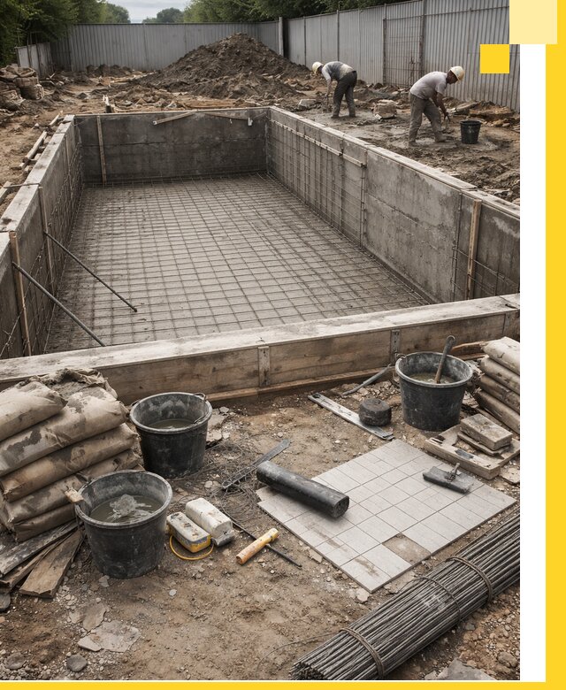 Строительство бассейнов под ключ в Видном, дизайн и монтаж