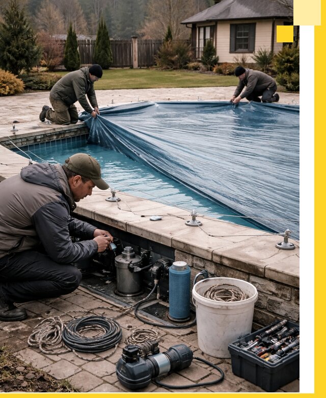 Консервация бассейнов в Видном: подготовка к длительному хранению