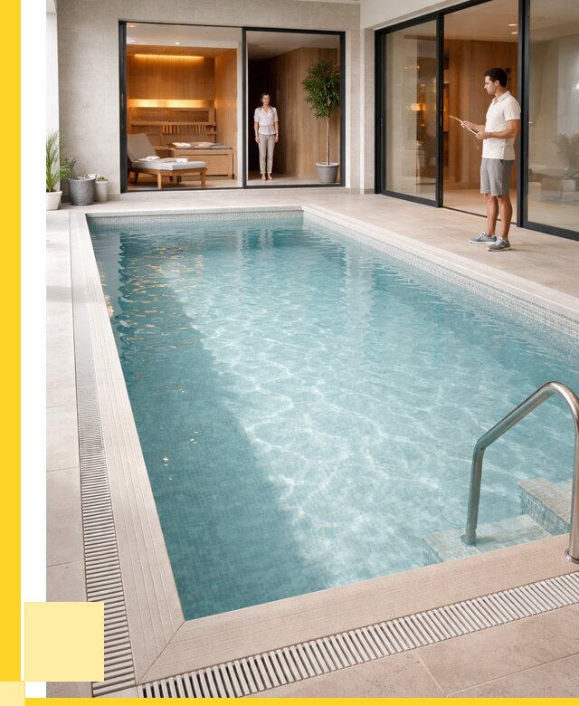 Отделка бассейна пленкой ПВХ в Видном от 3623 р. - ЭриданВдн