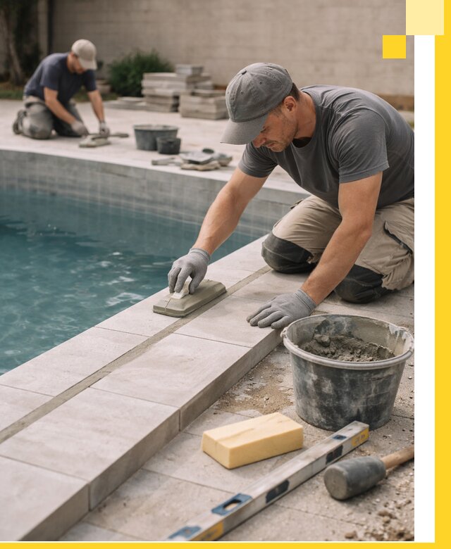 Отделка бассейнов в Видном: декоративная отделка и гидроизоляция