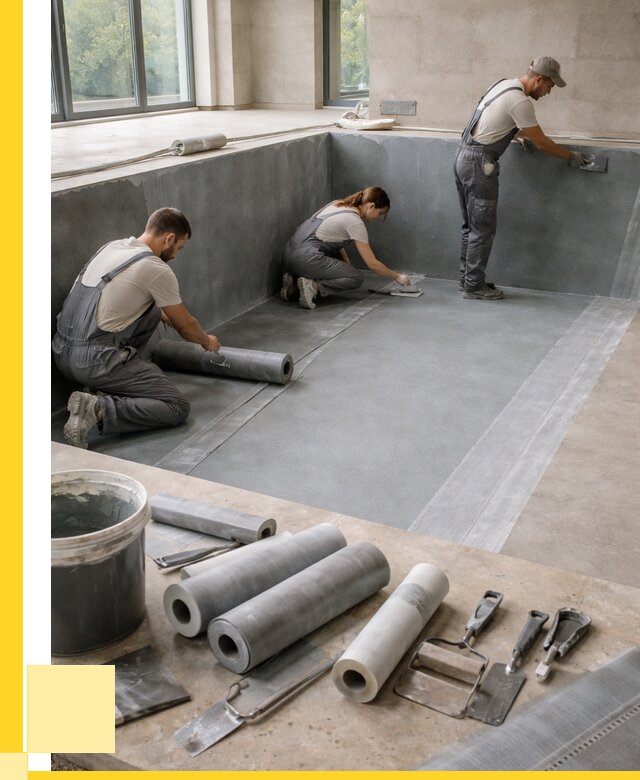 Гидроизоляция бассейнов в Видном от 2070 р., ЭриданВдн