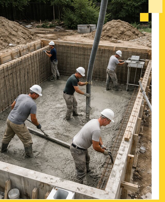 Строительство бетонных бассейнов под ключ в Видном