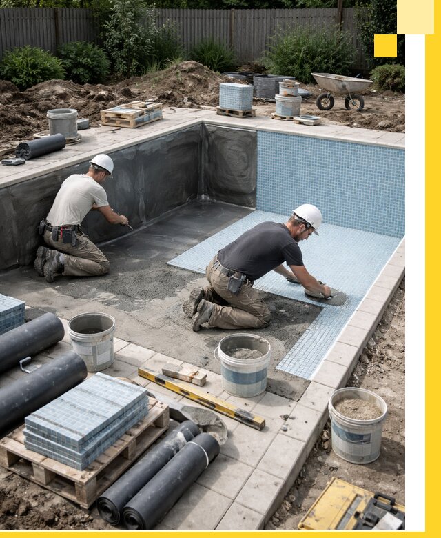 Проектирование и строительство стационарных бассейнов в Видном