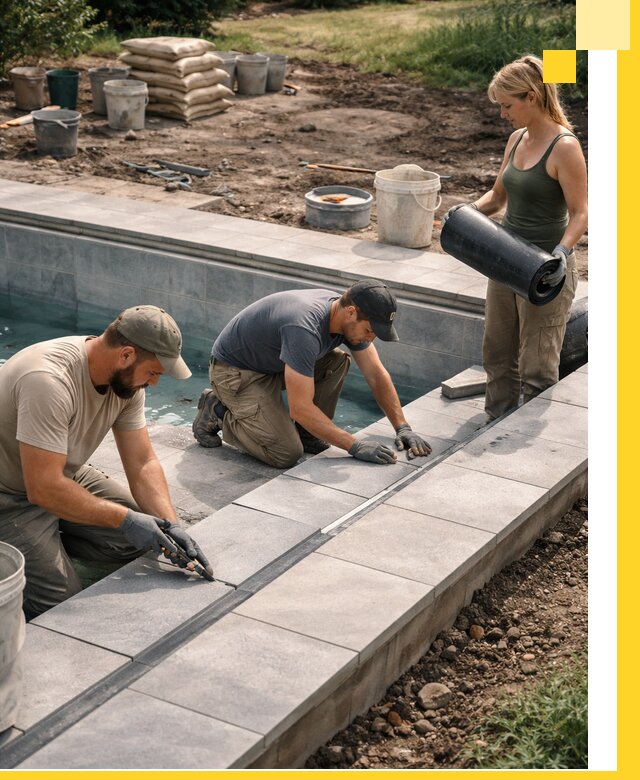 Строительство и монтаж уличных бассейнов под ключ в Видном