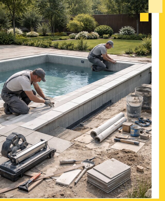 Строительство открытых бассейнов под ключ в Видном профессионально