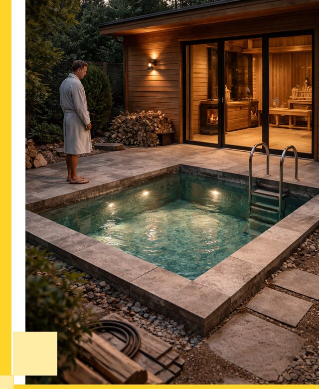 Бани с бассейном под ключ в Видном от 98325 р. | ЭриданВдн