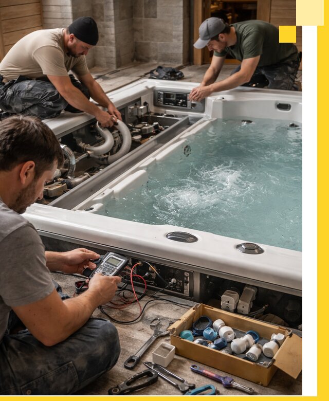 Гидромассажные бассейны под ключ в Видном, дизайн и монтаж