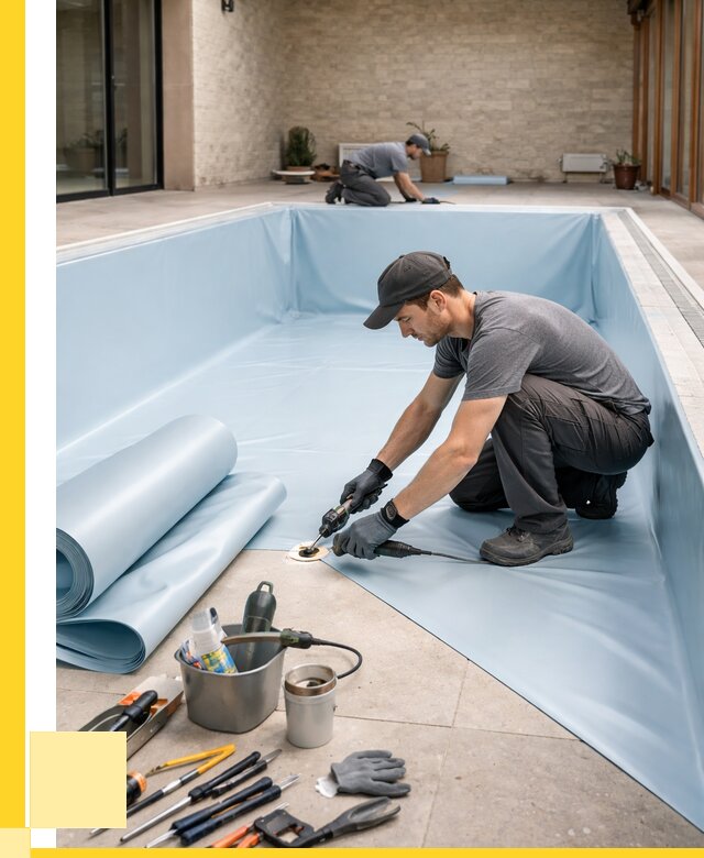 Пленка ПВХ для бассейнов в Видном от 2588 р. | ЭриданВдн