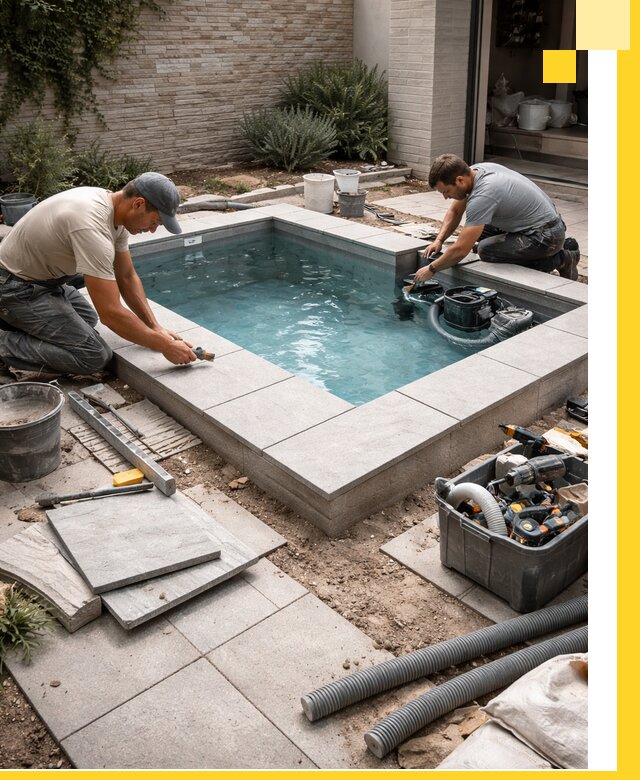 Мини бассейны под ключ в Видном, дизайн и установка