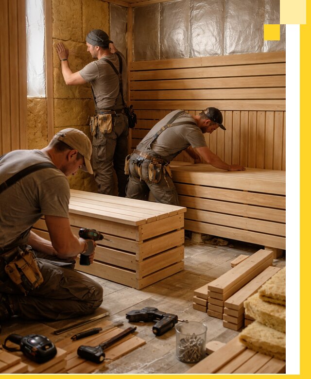 Профессиональное строительство саун под ключ в Видном