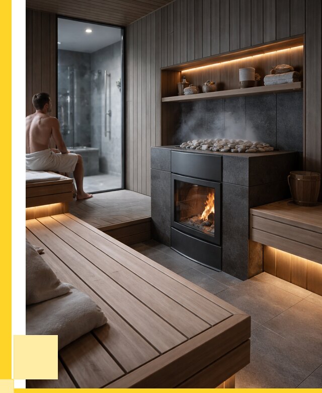 Проект сауны в частном доме в Видном от 36225 р. | ЭриданВдн