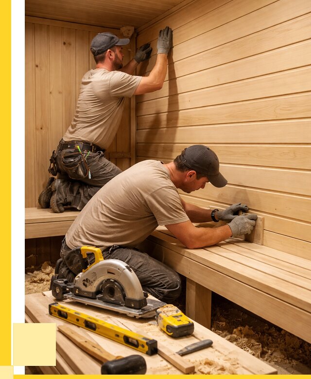 Обшивка саун вагонкой в Видном от 2588 р. | ЭриданВдн