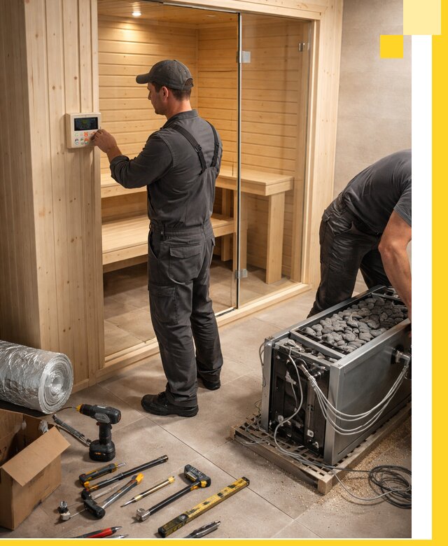 Поставка, установка и монтаж электрических саун в Видном