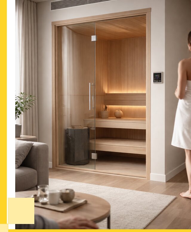 Сауна в квартире под ключ в Видном от 124200 р. ЭриданВдн