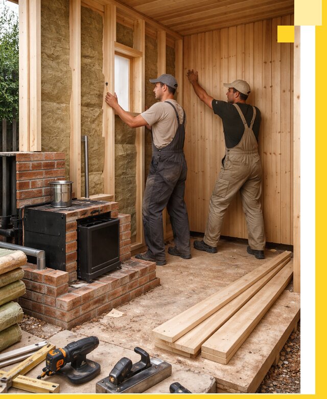 Строительство и установка дачных саун под ключ в Видном