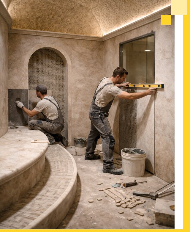 Проектирование и строительство саун с хамамом под ключ в Видном