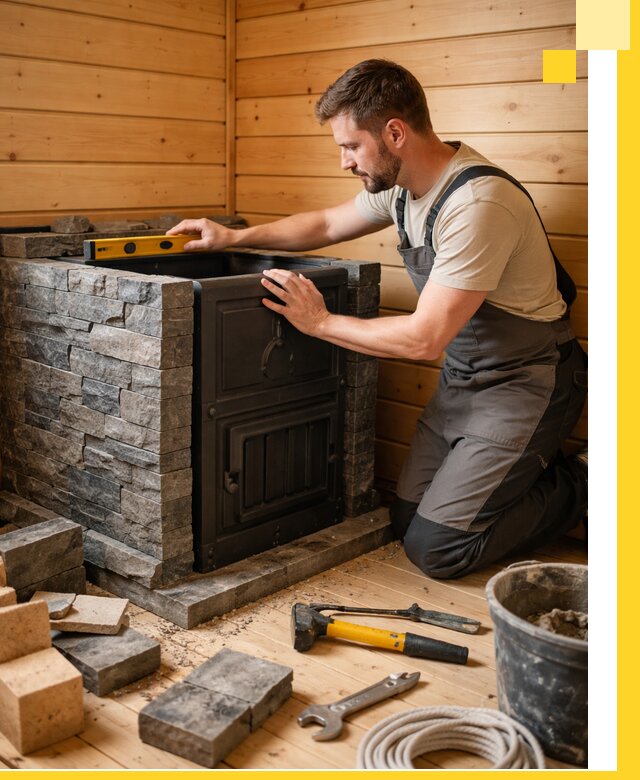 Производство и установка печей для саун под ключ в Видном