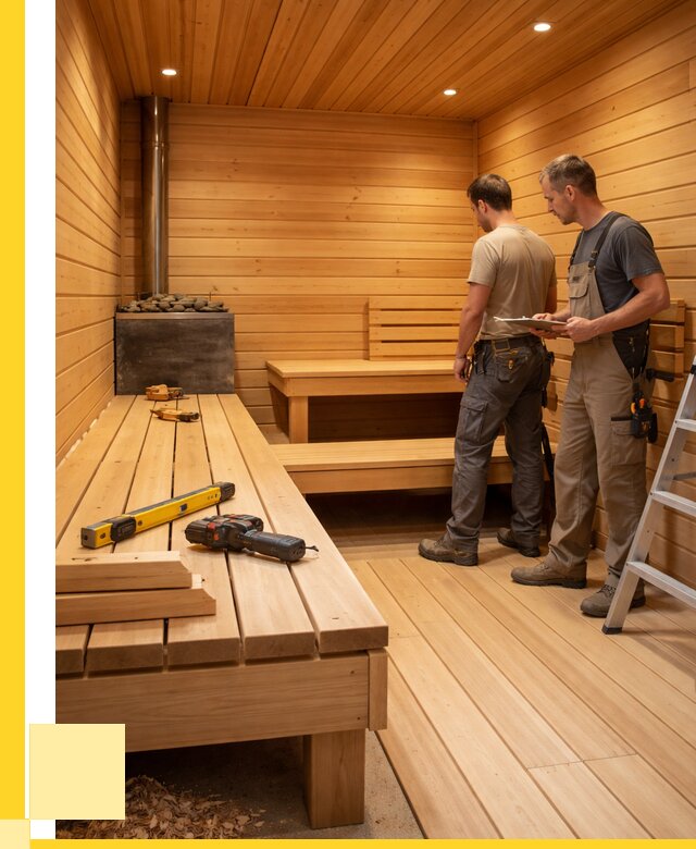 Отделка бань и саун в Видном по цене от 4658 р. | ЭриданВдн