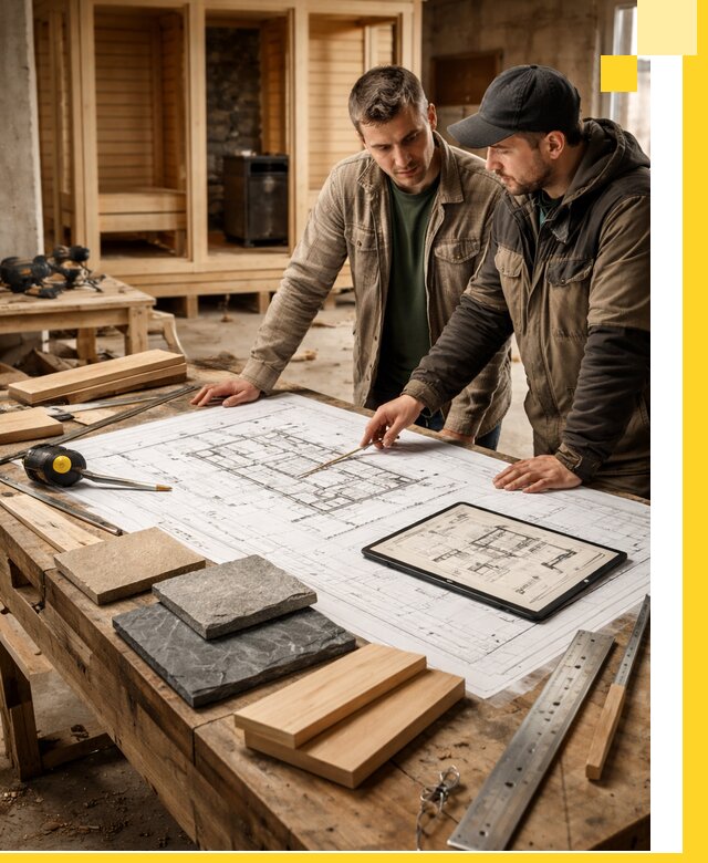 Проекты бань под ключ и планы строительства в Видном