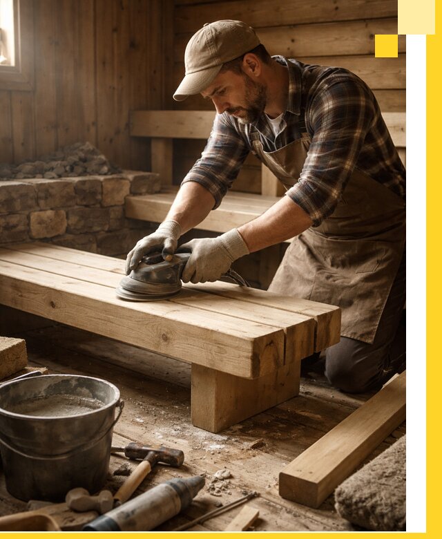 Ремонт бань под ключ в Видном с гарантией качества и сроков