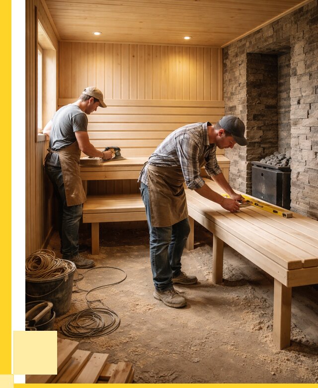 Отделка бани в Видном: внутренняя отделка от 3105 р. | ЭриданВдн