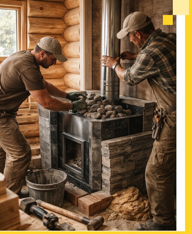 Строительство и отделка русских бань под ключ в Видном