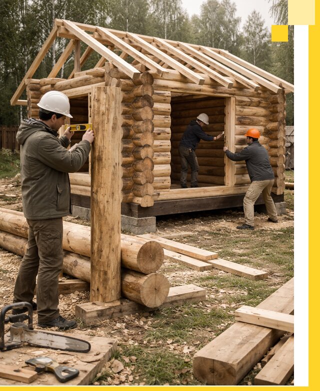 Строительство бань для дачи под ключ в Видном с доставкой и монтажом